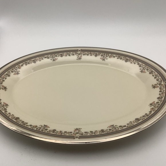 Vintage Lenox Lace Point Small Platter - Picture 3 of 12